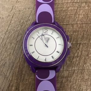 Coach Boyfriend silicon watch- needs new battery